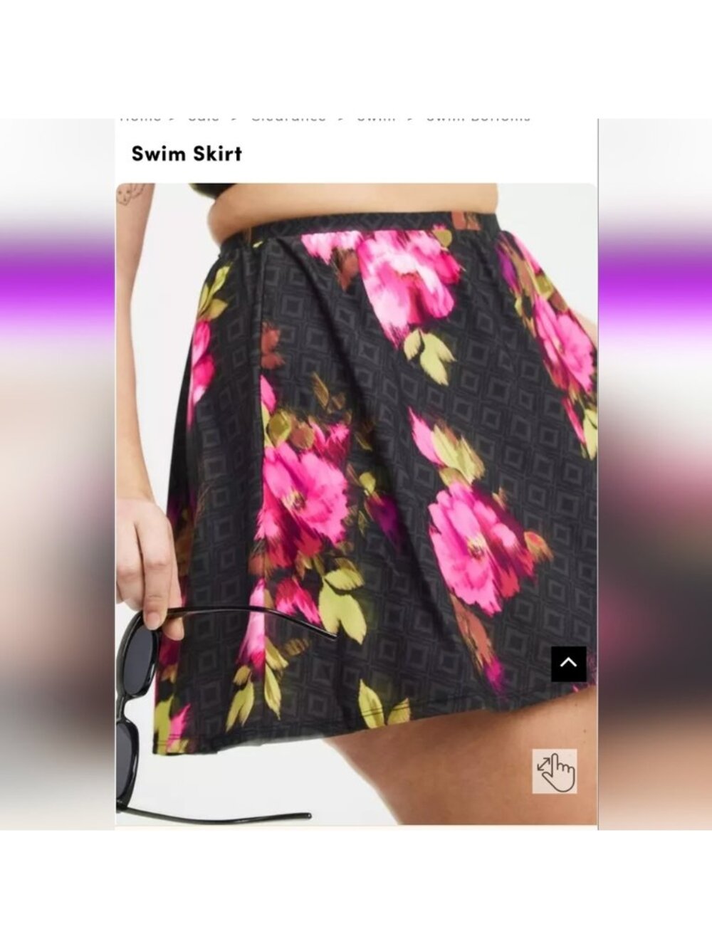 Torrid Wireless Floral Ruffle Bikini Top & Swim Skirt With Bottoms NWT Sz 4x - Picture 7 of 16